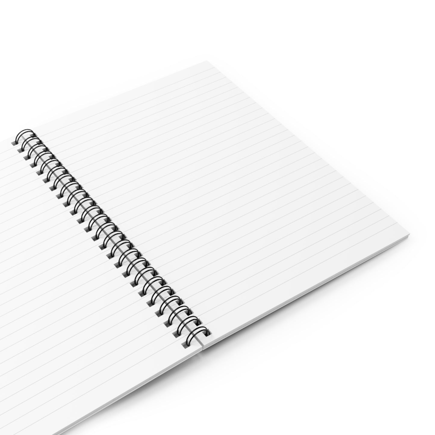 Bass Fisherman Spiral Notebook for fly fishing journel- Ruled Line