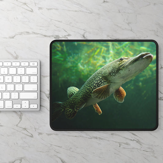 Northen Pike Fish Gaming Mouse Pad for the Big Game Fisherman